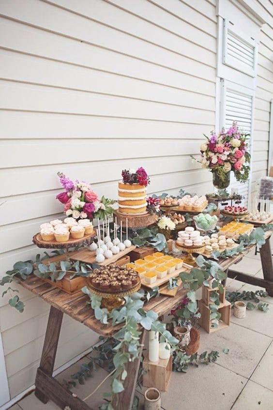 mesa de dulces de boda