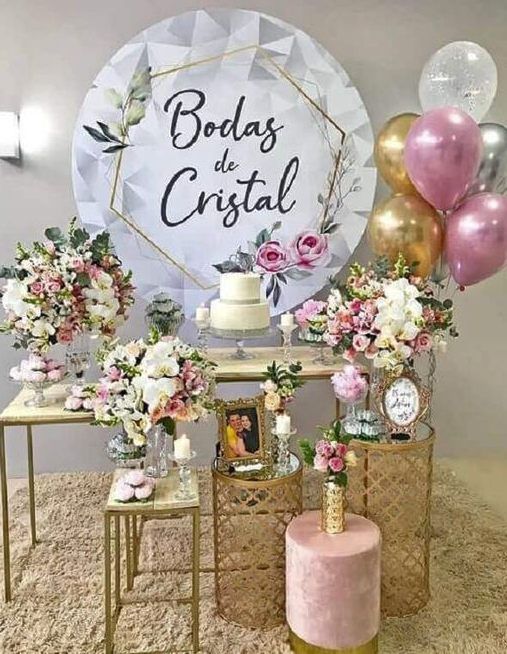 Bodas de cristal. 15 años de casados